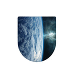 Space And Earth Print Toilet Lid Cover