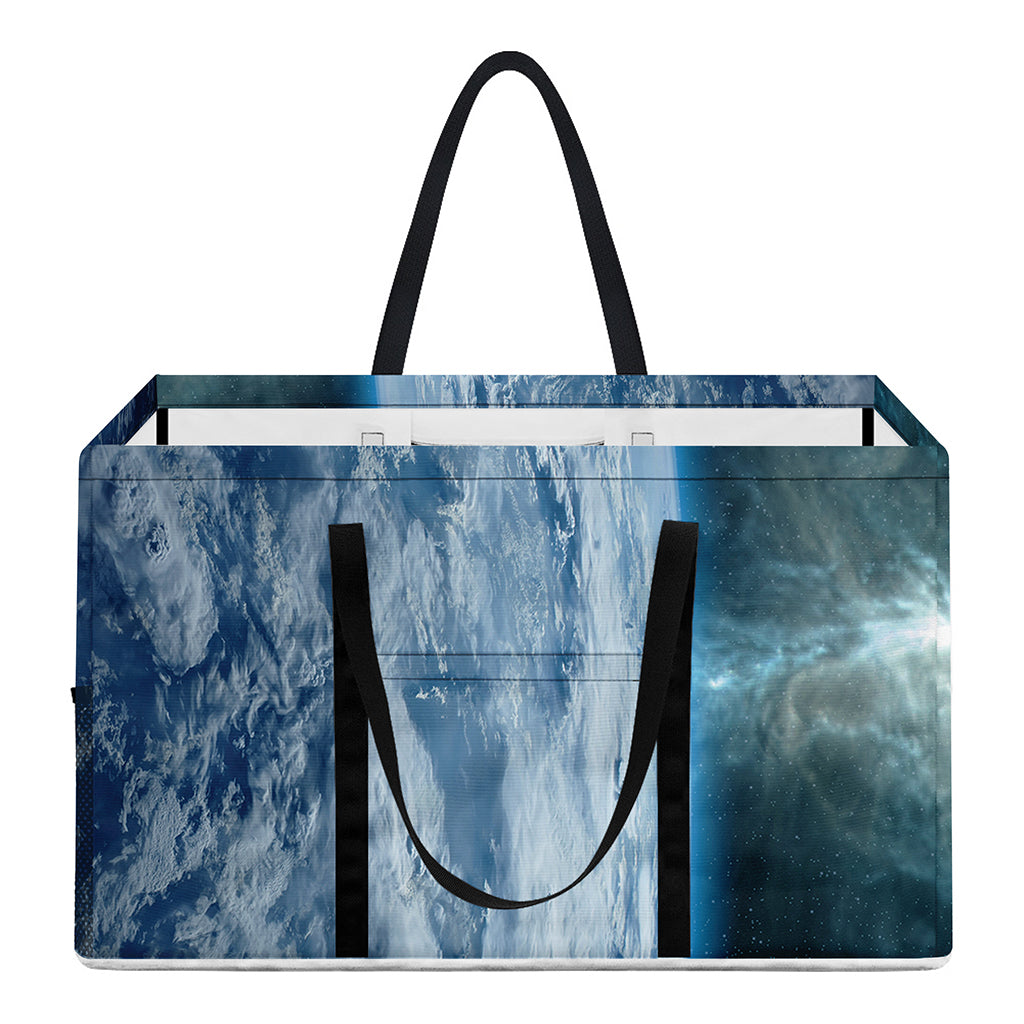 Space And Earth Print Utility Tote Bag