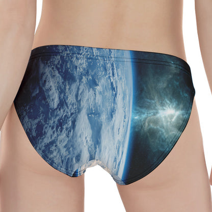 Space And Earth Print Women's Panties