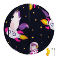 Space Astronaut Unicorn Pattern Print Basketball