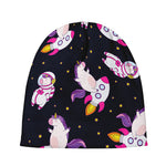 Space Astronaut Unicorn Pattern Print Beanie