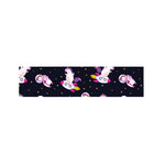 Space Astronaut Unicorn Pattern Print Bed Runner