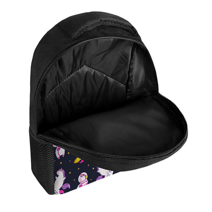 Space Astronaut Unicorn Pattern Print Casual Backpack