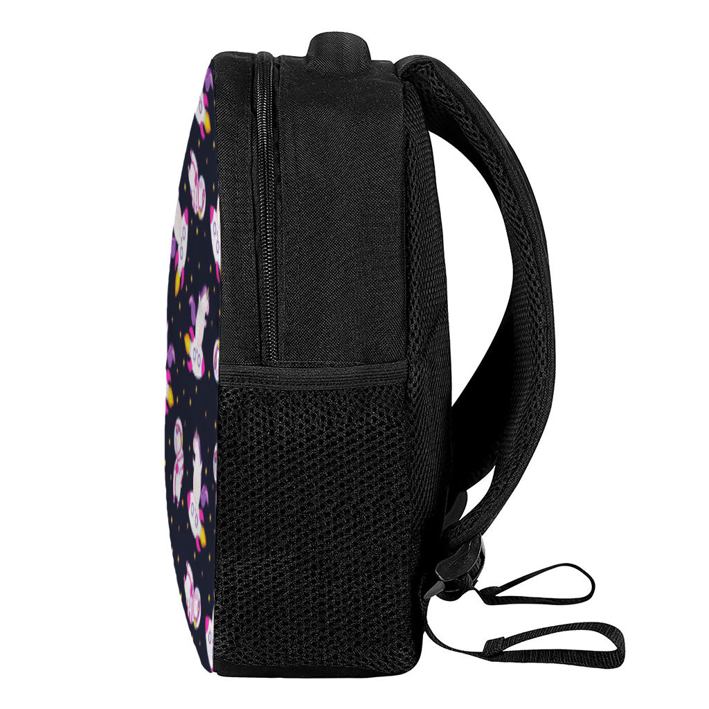Space Astronaut Unicorn Pattern Print Casual Backpack