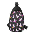 Space Astronaut Unicorn Pattern Print Sling Bag