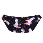 Space Astronaut Unicorn Pattern Print Fanny Pack