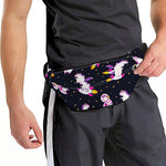 Space Astronaut Unicorn Pattern Print Fanny Pack