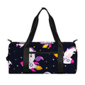 Space Astronaut Unicorn Pattern Print Gym Bag