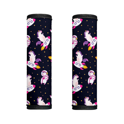 Space Astronaut Unicorn Pattern Print Handle Covers