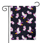 Space Astronaut Unicorn Pattern Print House Flag