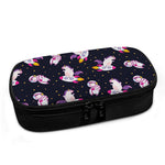 Space Astronaut Unicorn Pattern Print Insulin Cooler Travel Case