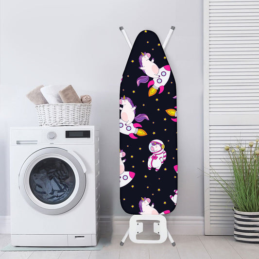 Space Astronaut Unicorn Pattern Print Ironing Board Cover