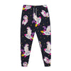 Space Astronaut Unicorn Pattern Print Jogger Pants