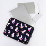 Space Astronaut Unicorn Pattern Print Laptop Sleeve
