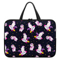 Space Astronaut Unicorn Pattern Print Laptop Sleeve With Handle