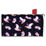 Space Astronaut Unicorn Pattern Print Mailbox Cover