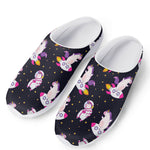 Space Astronaut Unicorn Pattern Print Mesh Casual Shoes