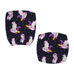 Space Astronaut Unicorn Pattern Print Office Chair Cover