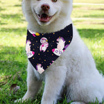 Space Astronaut Unicorn Pattern Print Over The Collar Dog Bandana