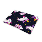 Space Astronaut Unicorn Pattern Print Pet Cooling Mat Cover