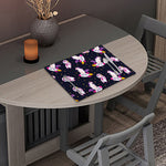 Space Astronaut Unicorn Pattern Print Placemat