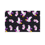 Space Astronaut Unicorn Pattern Print Polyester Flag