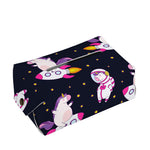 Space Astronaut Unicorn Pattern Print Rectangle Tissue Box Cover