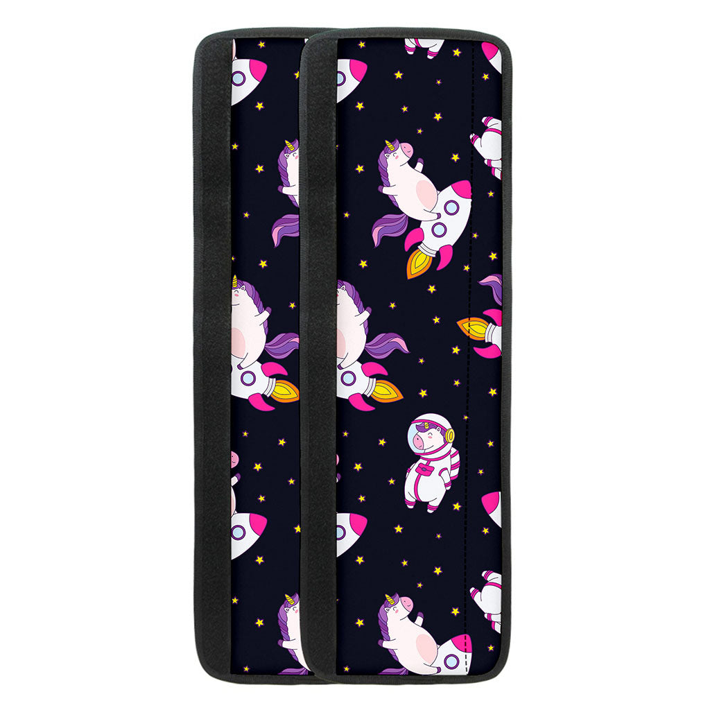 Space Astronaut Unicorn Pattern Print Refrigerator Handle Covers