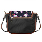 Space Astronaut Unicorn Pattern Print Saddle Bag