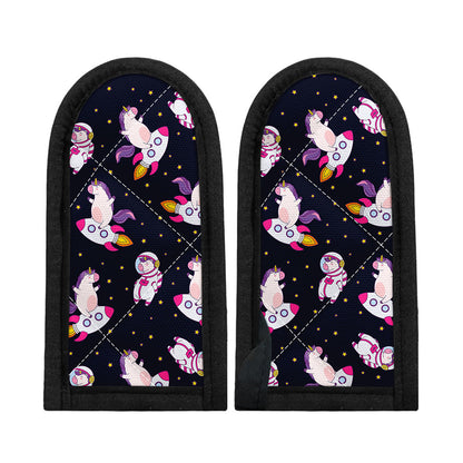 Space Astronaut Unicorn Pattern Print Skillet Handle Cover