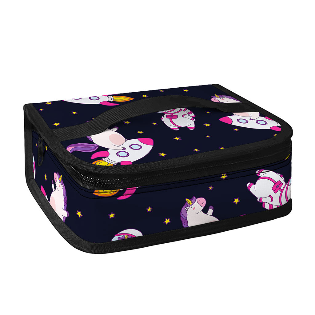 Space Astronaut Unicorn Pattern Print Small Lunch Bag
