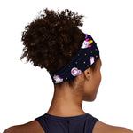 Space Astronaut Unicorn Pattern Print Sports Headband