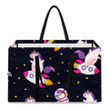 Space Astronaut Unicorn Pattern Print Utility Tote Bag