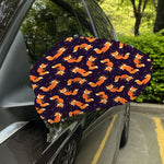 Space Fox Pattern Print Car Side Mirror Covers