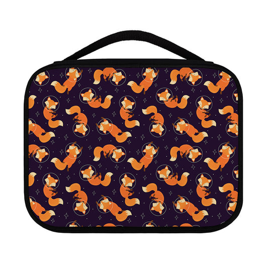 Space Fox Pattern Print Classic Bible Case