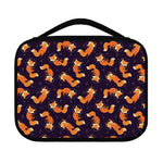 Space Fox Pattern Print Classic Bible Case