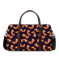 Space Fox Pattern Print Duffel Bag