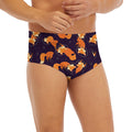 Space Fox Pattern Print Men's Briefs