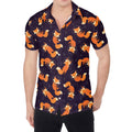 Space Fox Pattern Print Men's Shirt