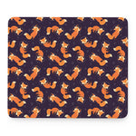 Space Fox Pattern Print Mouse Pad