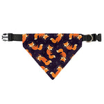 Space Fox Pattern Print Over The Collar Dog Bandana