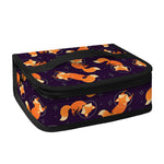Space Fox Pattern Print Small Lunch Bag