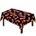Space Fox Pattern Print Tablecloth