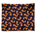 Space Fox Pattern Print Tapestry