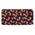 Space Fox Pattern Print Towel