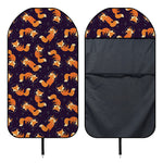 Space Fox Pattern Print Waterproof Car Seat Cover