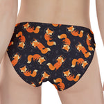 Space Fox Pattern Print Women's Panties