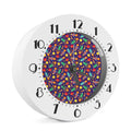 Space Rockets Pattern Print Alarm Clock