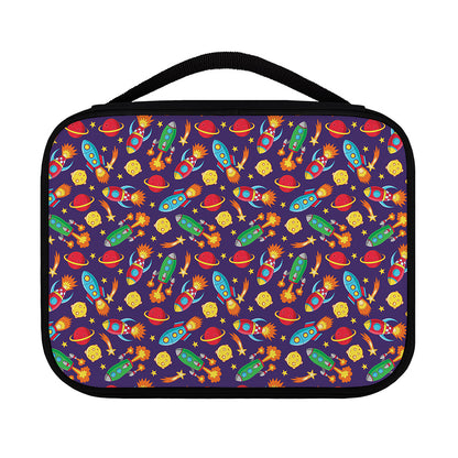 Space Rockets Pattern Print Classic Bible Case