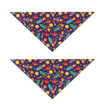 Space Rockets Pattern Print Dog Bandana